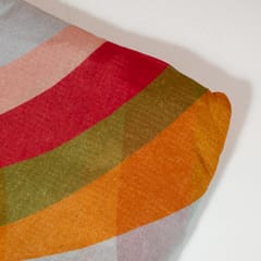 Multi Color Chinon Chiffon Printed Fabric