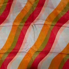 Multi Color Chinon Chiffon Printed Fabric