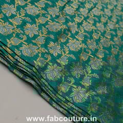 Brocade Silver Gold fabric