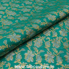 Brocade Silver Gold fabric
