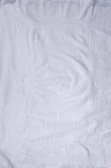 White Color Rayon Chikan Fabric
