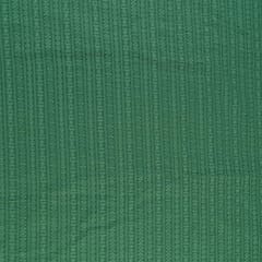 Green Color Georgette Chikan Embroidered Fabric With Sequins