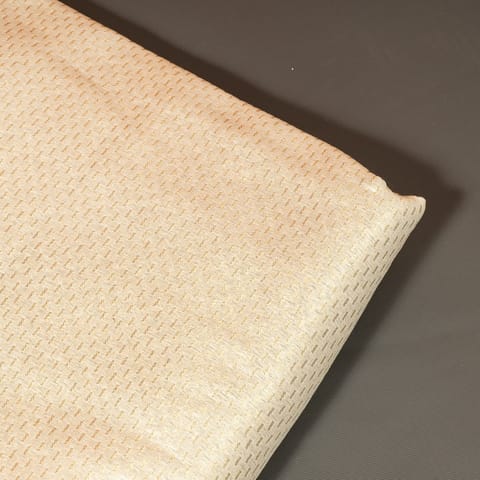 Dyeable Cotton Zari Jacquard Fabric