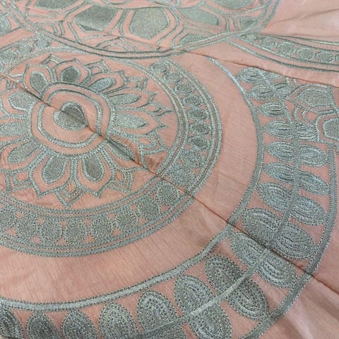 Monga Silk Kali Embroidery