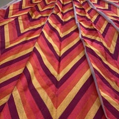 Multi Colour Organza Thread Embroidered Kali