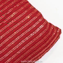 Georgette Sequins Embroidered Fabric