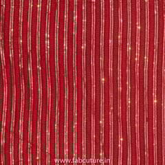 Georgette Sequins Embroidered Fabric