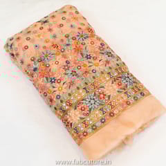 Organza Sequins Embroidered Fabric