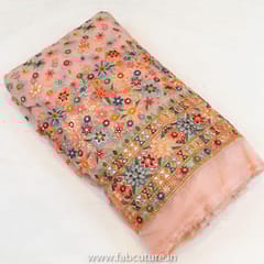 Organza Sequins Embroidered Fabric