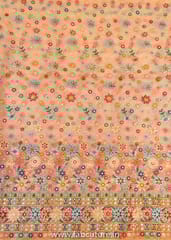 Organza Sequins Embroidered Fabric