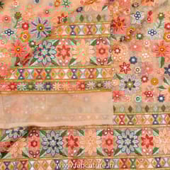 Organza Sequins Embroidered Fabric