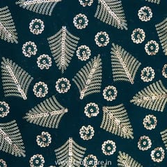Georgette Sequins Embroidered Fabric