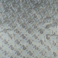 White Dyeable Dola Silk Jacquard fabric