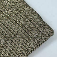 Bottle Green Color Jacquard Silk fabric