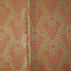 PeachKimkhab Brocade fabric