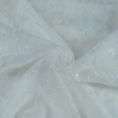 Dyeable Oraganza Emroidery fabric