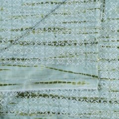Cotton Chikan Tie and Dye Printed Fabric