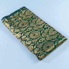 Green Color Brocade fabric