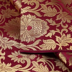 Maroon Color Brocade fabric