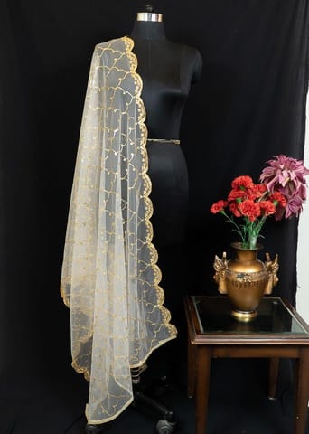 Net Embroidered Dupatta