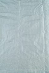 Dyeable Organza Thread Embroidered Fabric
