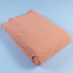Peach Color Georgette Embroidery(70cm Cut Piece)