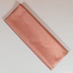 Pink Color Satin Brocade Fabric