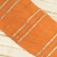 Dyeable Chinon Chiffon Embroidered Fabric