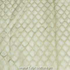 Cream Dyeable Burberry Georgette Jacquard