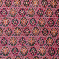 Pink Color Chanderi Zari Digital Printed Fabric