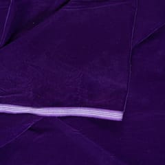 Purple Color Velvet fabric