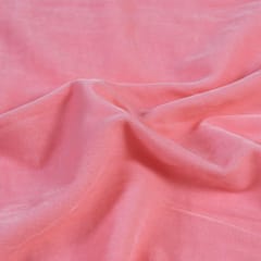 Pink Color Velvet fabric
