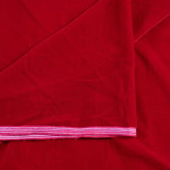 Dark Red Micro Velvet fabric