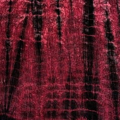 Maroon-Black  Velvet Tie and Dye fabric