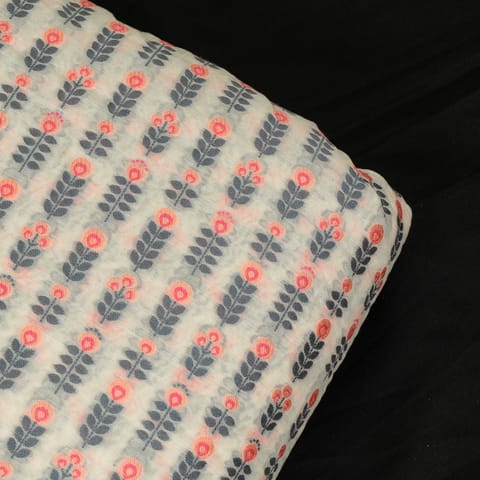 Multi Color Cotton Jacquard Fabric