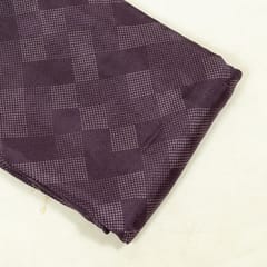 Wine Color Upada Silk Digital Printed Fabric