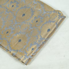 Grey Color Brocade Fabric
