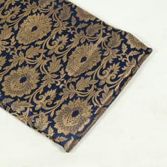 Blue Color Brocade Fabric