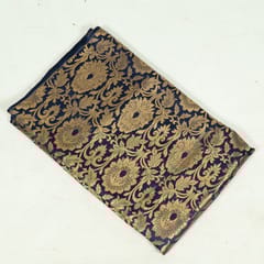 Blue Color Brocade Fabric