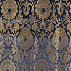 Blue Color Brocade Fabric