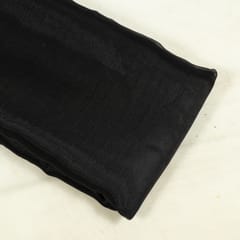 Black Color Organza Chiffon Fabric
