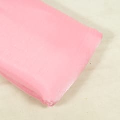 Pink Color Organza Chiffon Fabric