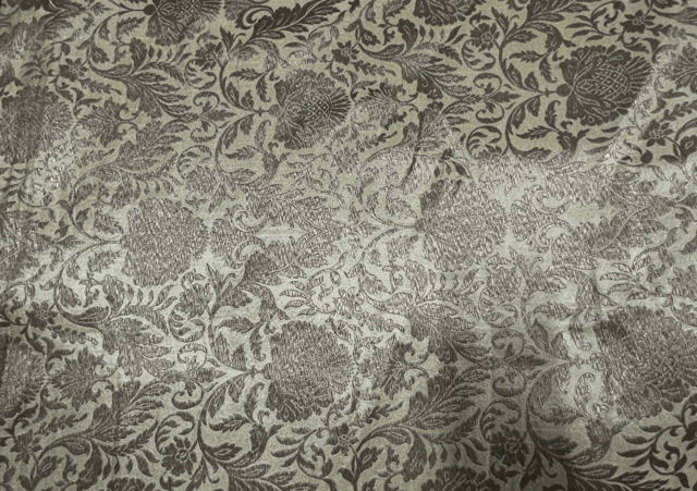 Pure Brocade Light Golden Floral