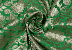 Pure Brocade Green Floral