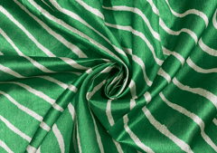 Green Tassar Print 44 1