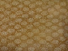 Cotton Cambric Dabbu Mustard Geometric Print