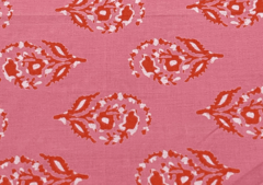 Print Cotton Voil Pink Floral