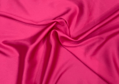 Hot Pink Armani Satin Fabric