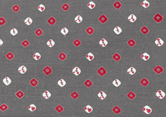 Printed Cotton Cambric Grey Multicolor Geometric
