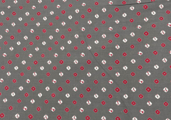 Printed Cotton Cambric Grey Multicolor Geometric